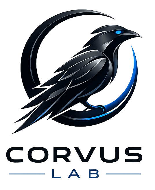 Logo Corvus Lab - software house de soluções digitais premium